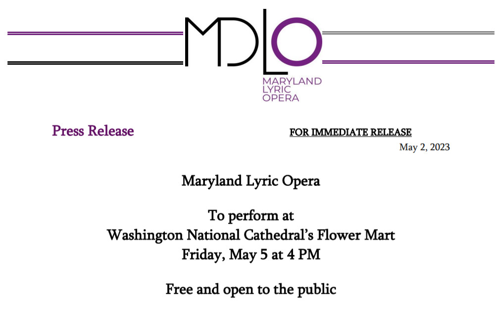 MDLO to Perform at Flower Mart May 5